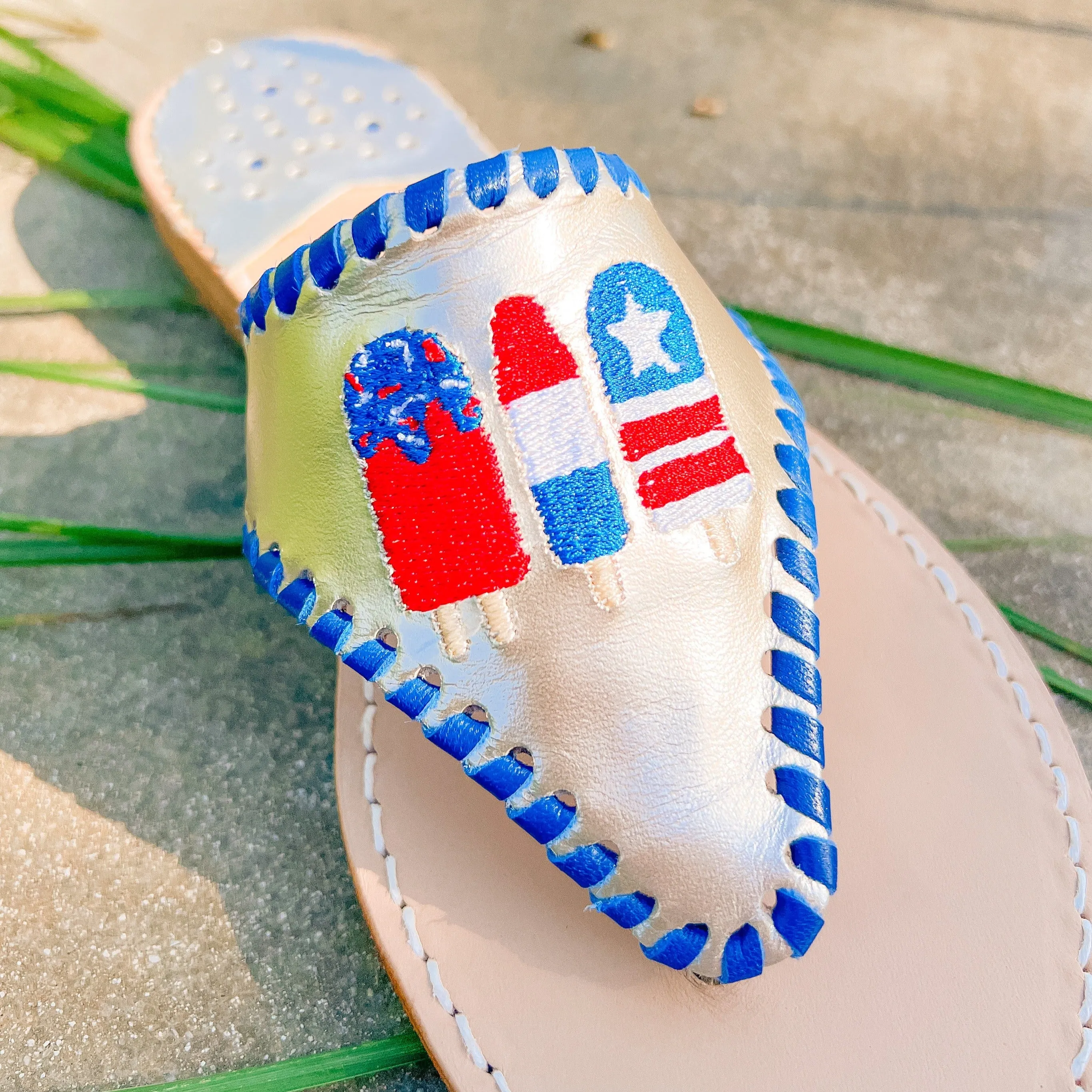 Embroidered Firecracker Popsicles