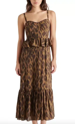 Eve Cheetah Leopard Dress by Steve Madden