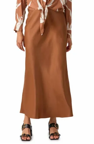 Everyday Maxi Skirt In Mocha Mousse