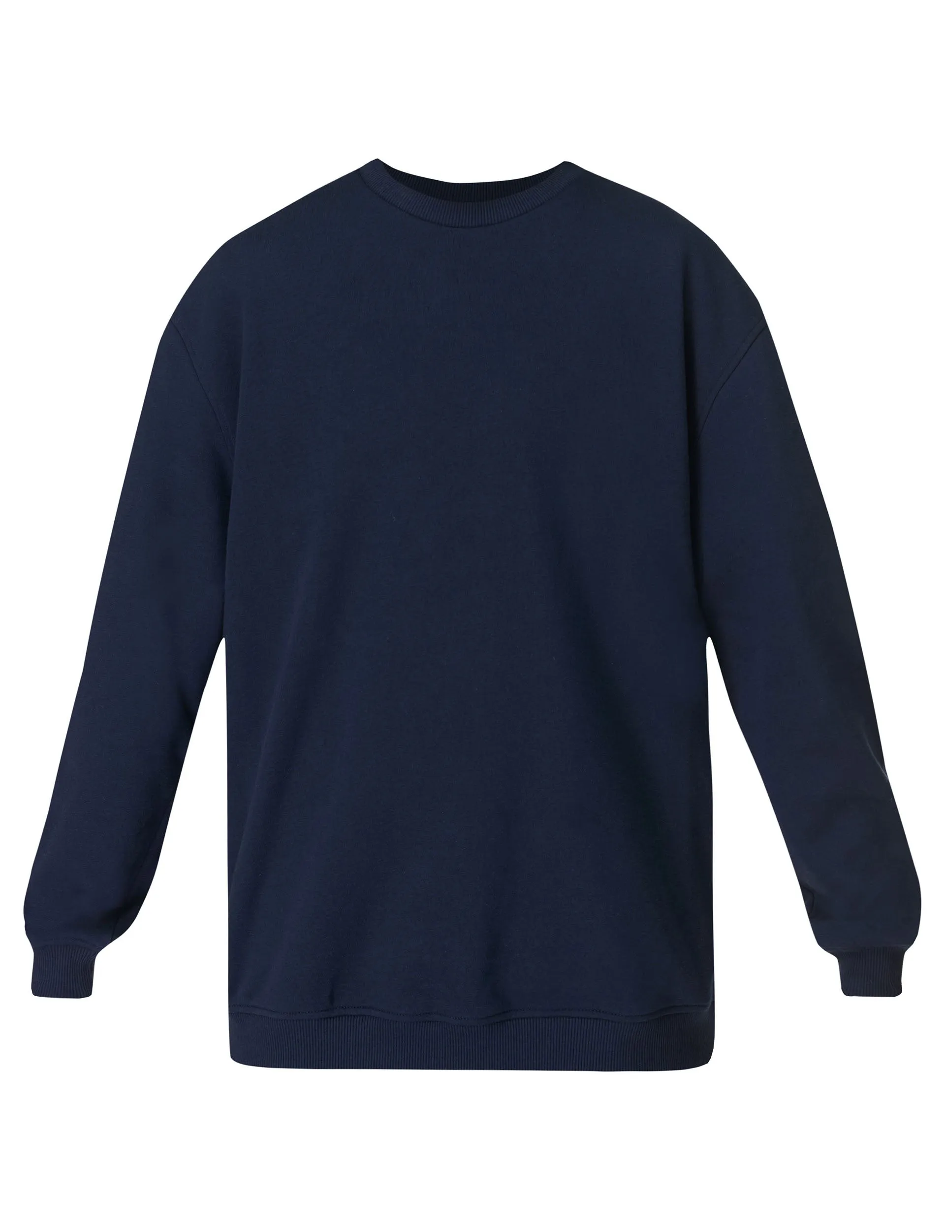 Explore More Longline Sweatshirt - Navy Blue