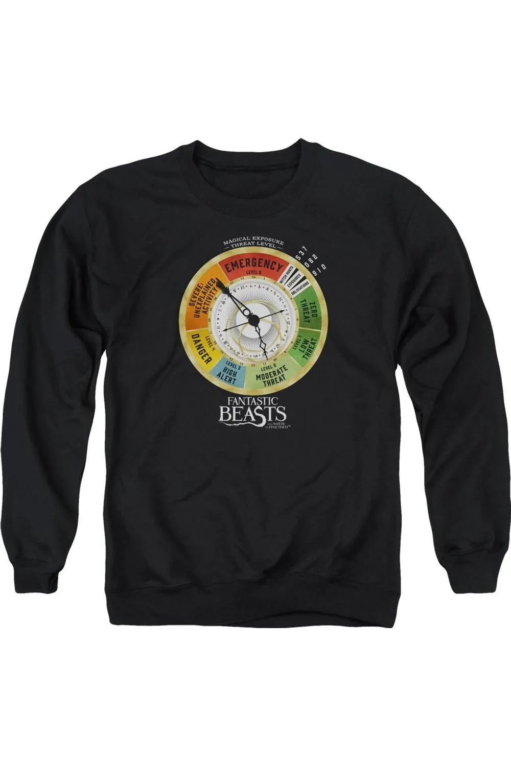 Fantastic Beasts Threat Gauge Adult Crewneck Sweatshirt