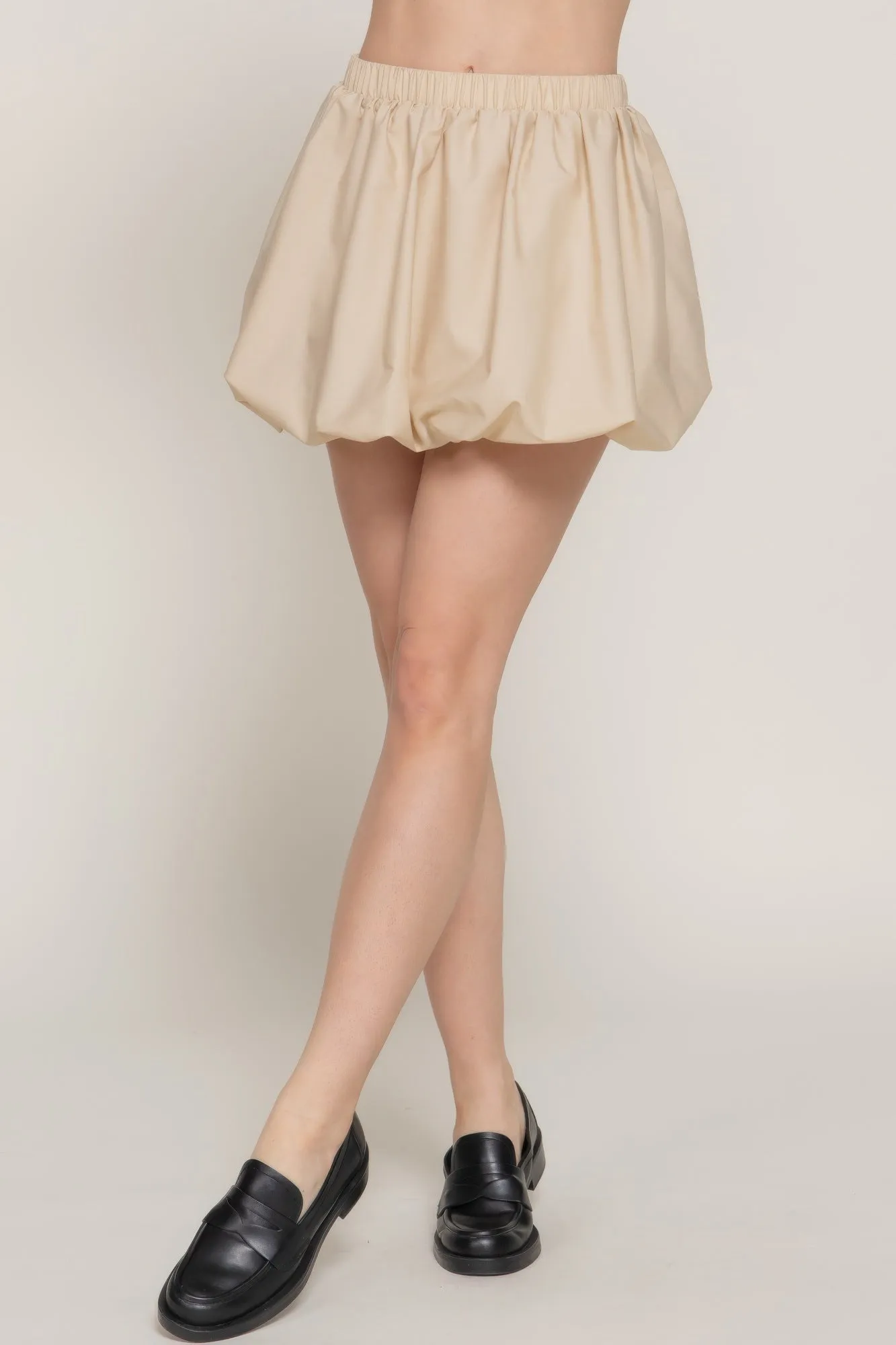 FASHNZFAB Balloon Mini Skirt