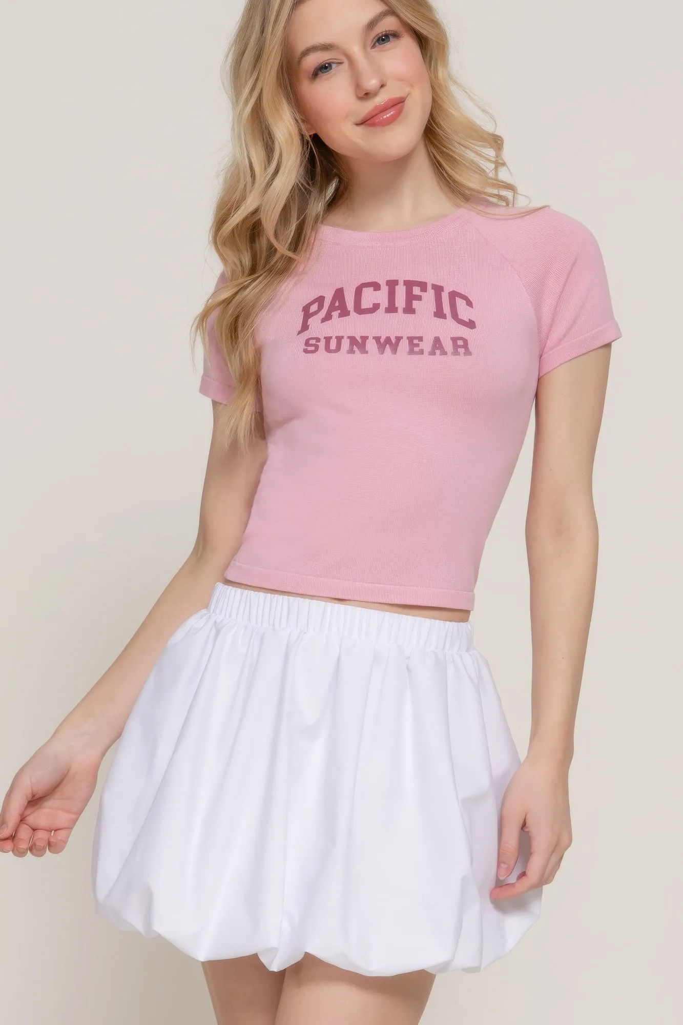FASHNZFAB Balloon Mini Skirt