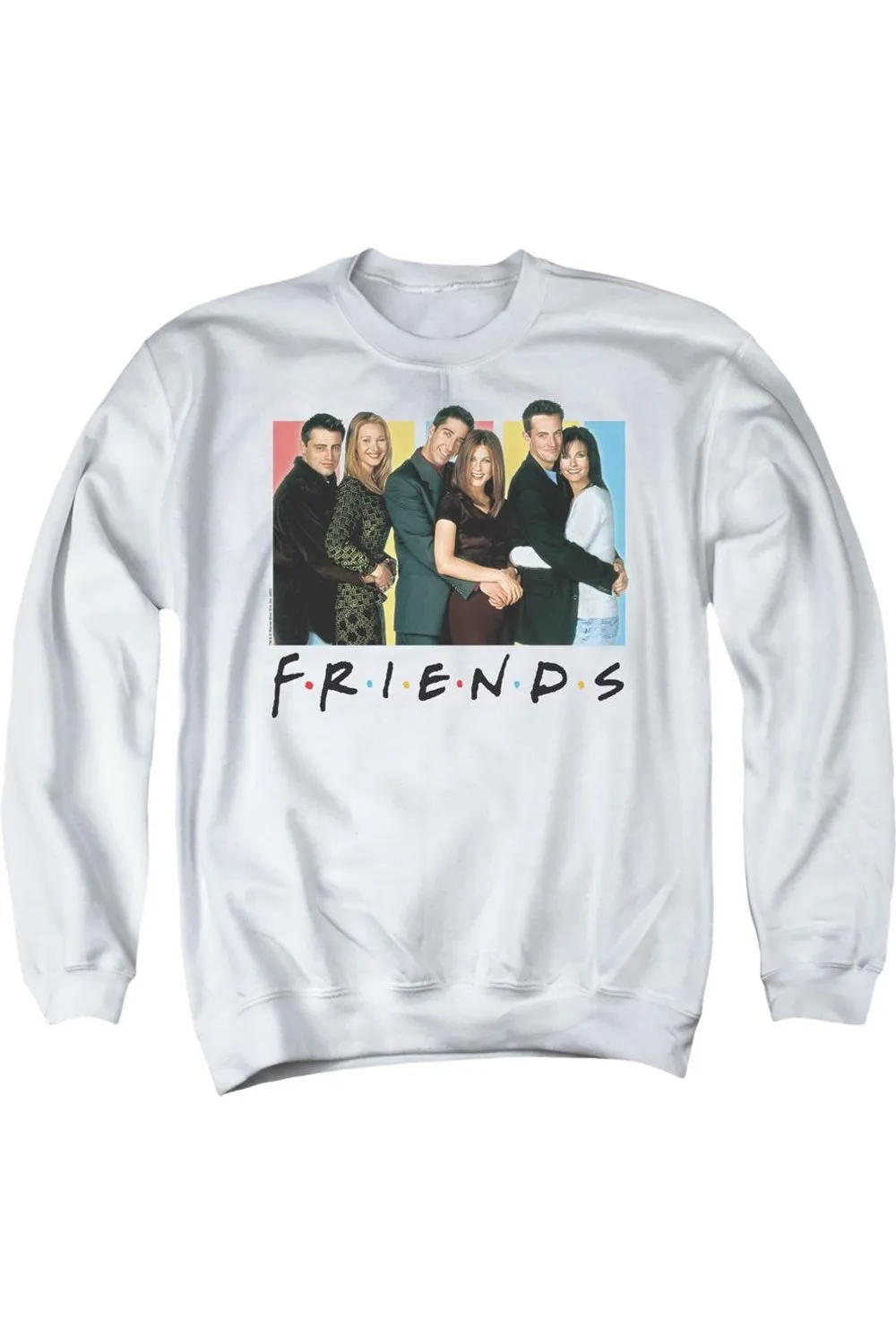 Friends Cast Logo Adult Crewneck Sweatshirt