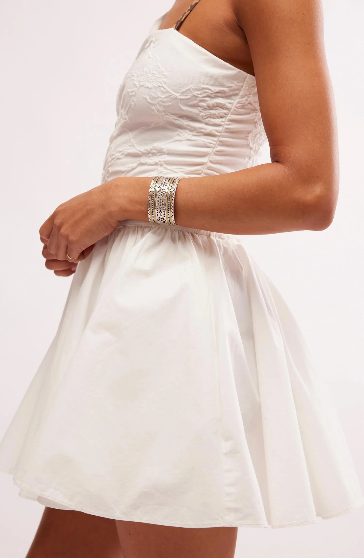 Gaia Skirt In Optic White