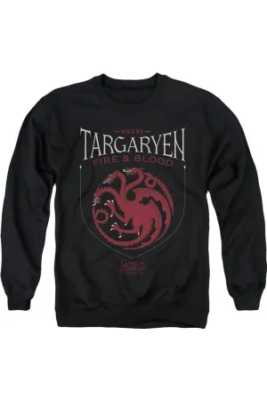 Game Of Thrones House Targaryen Sigil Adult Crewneck Sweatshirt