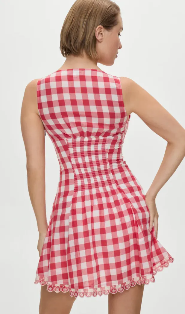 Gingham Mini Dress by Frankie's Bikinis x BELLA HADID