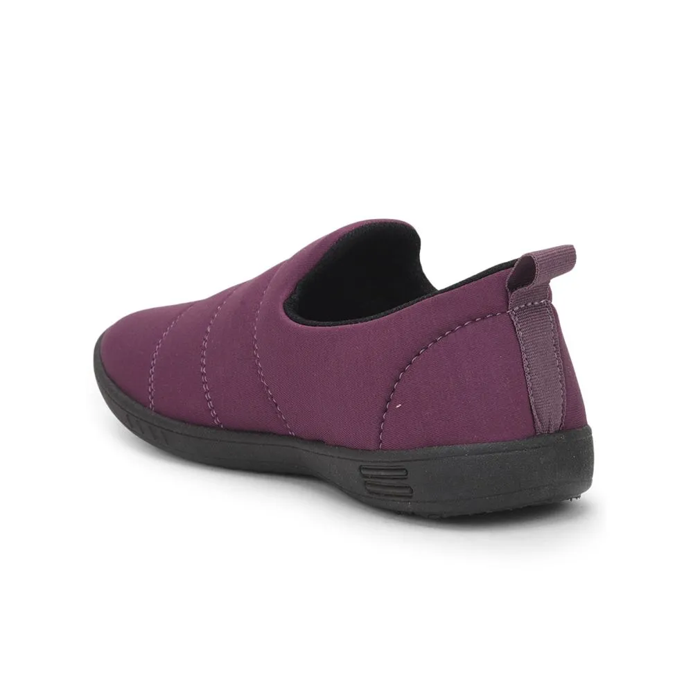 Gliders (Purple) Casual Slip on Shoes For Ladies Harvey-30 By Liberty