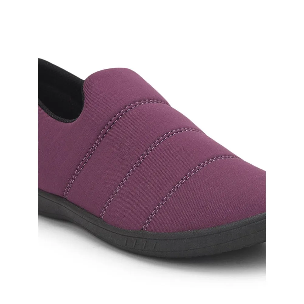 Gliders (Purple) Casual Slip on Shoes For Ladies Harvey-30 By Liberty