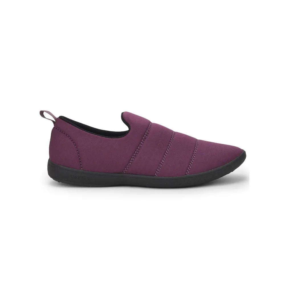 Gliders (Purple) Casual Slip on Shoes For Ladies Harvey-30 By Liberty