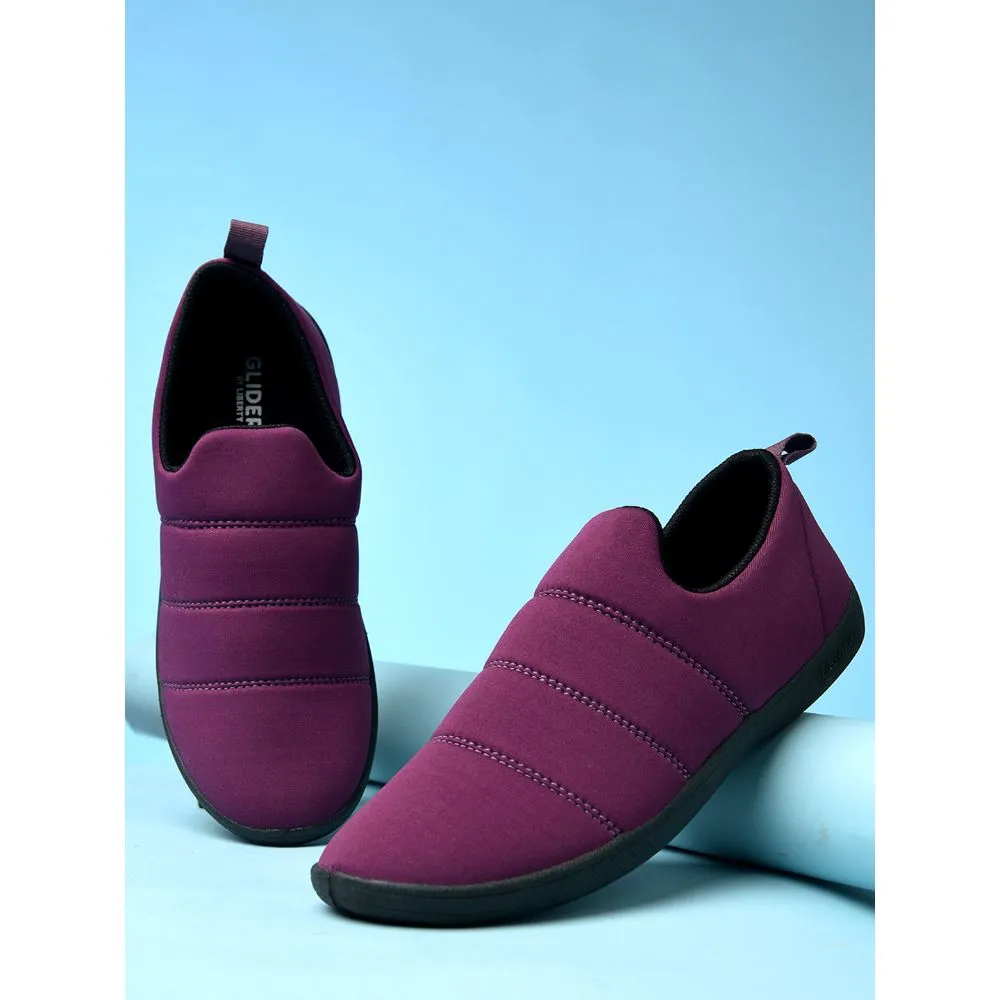 Gliders (Purple) Casual Slip on Shoes For Ladies Harvey-30 By Liberty