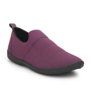Gliders (Purple) Casual Slip on Shoes For Ladies Harvey-30 By Liberty