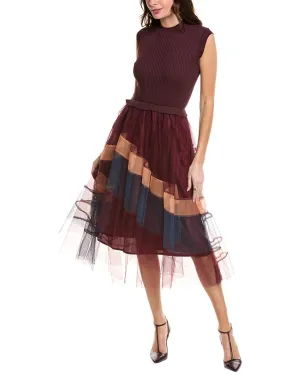 Gracia Tulle Skirt A-Line Midi Dress