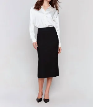 Gutsy Skirt In Black
