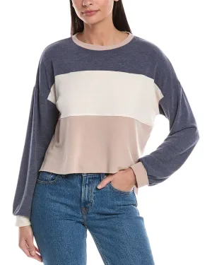 Hashttag Colorblock Sweatshirt