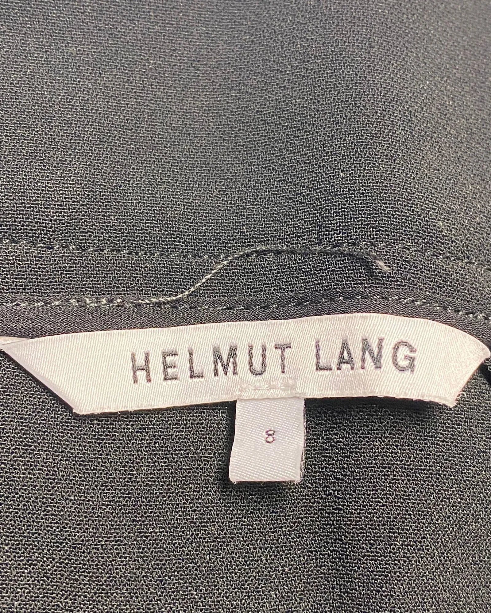 Helmut Lang Maxi Skirt in Black Viscose