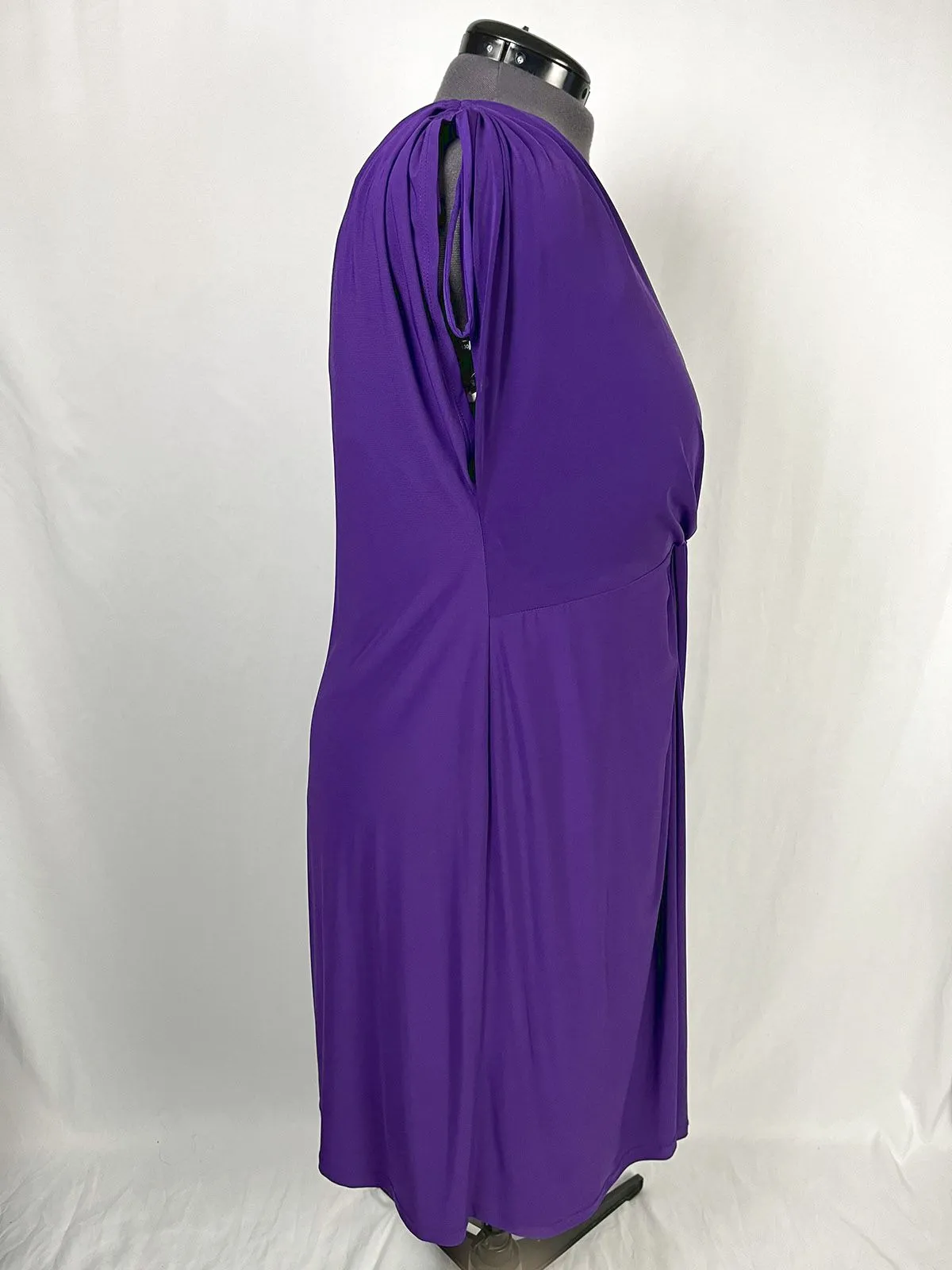 Igigi Size 26/28 Purple Twist Dress NWT