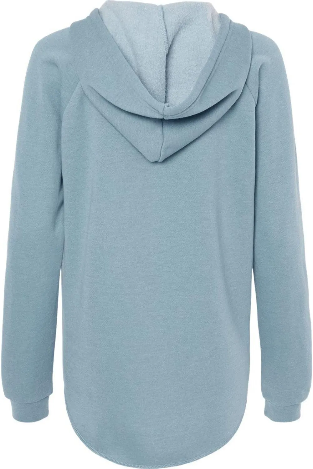 Independent Trading Co. Womens Lightweight California Wave Wash Hooded Sweatshirt