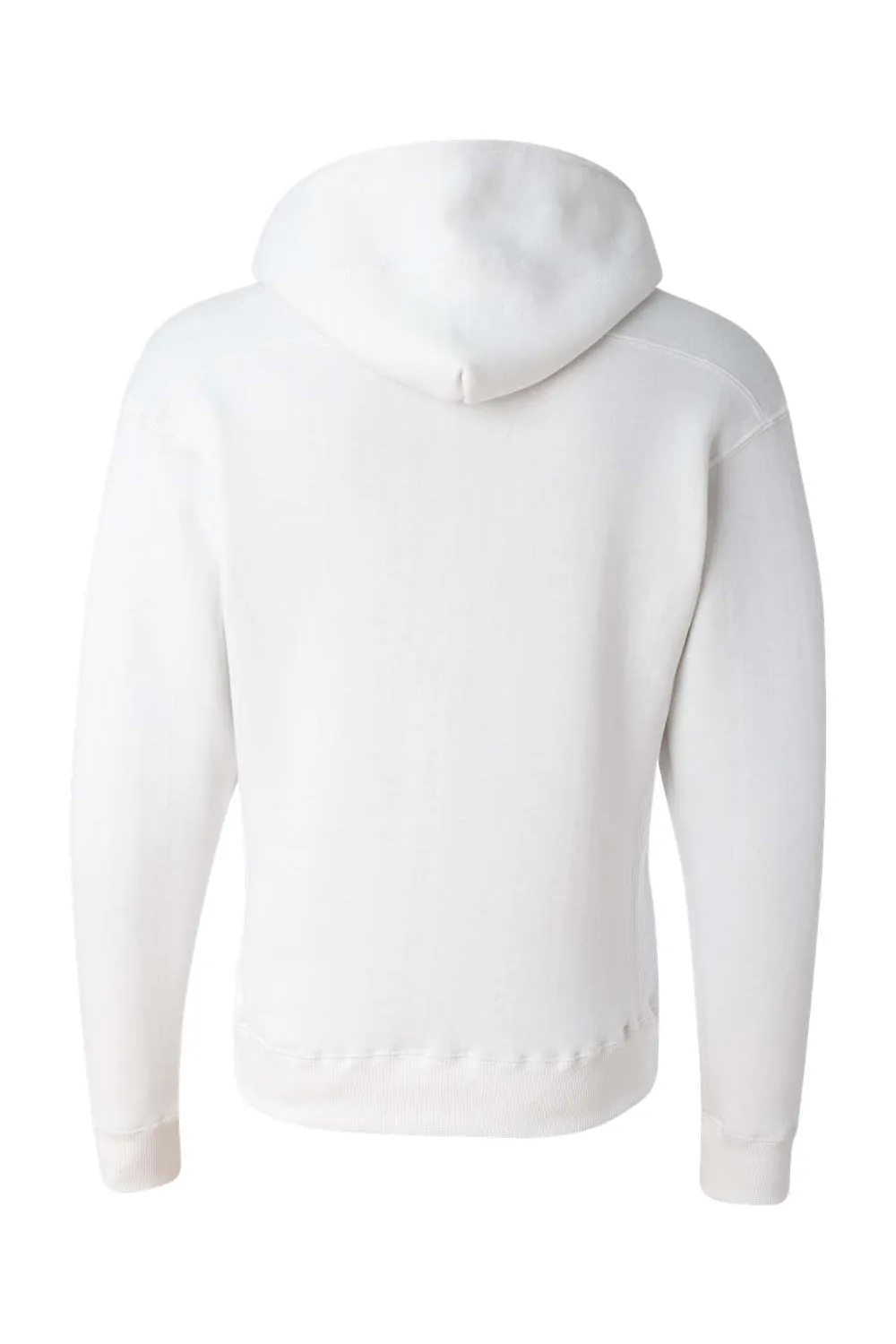 J America Mens Sport Lace Hooded Sweatshirt Hoodie w/ Pouch Pocket - White