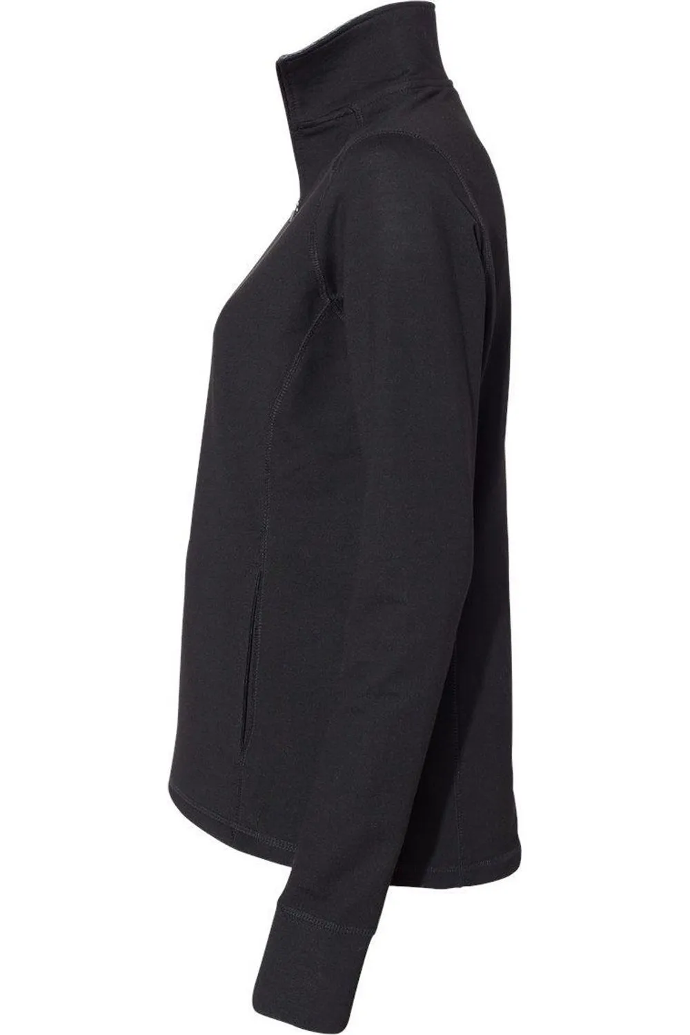 J. America Womens Omega Stretch Quarter-Zip Pullover