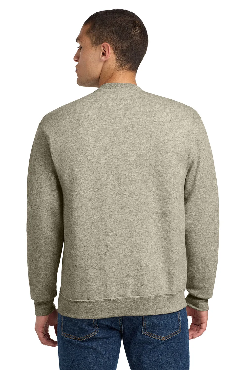 Jerzees Mens NuBlend Fleece Crewneck Sweatshirt - Heather Oatmeal