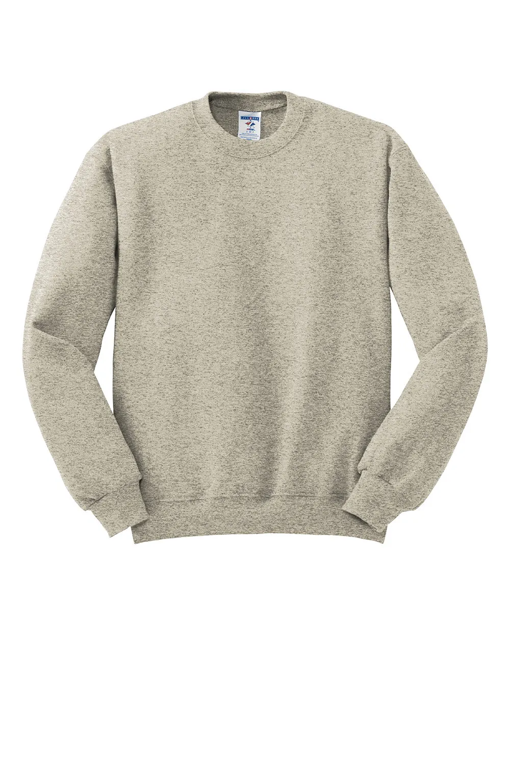 Jerzees Mens NuBlend Fleece Crewneck Sweatshirt - Heather Oatmeal