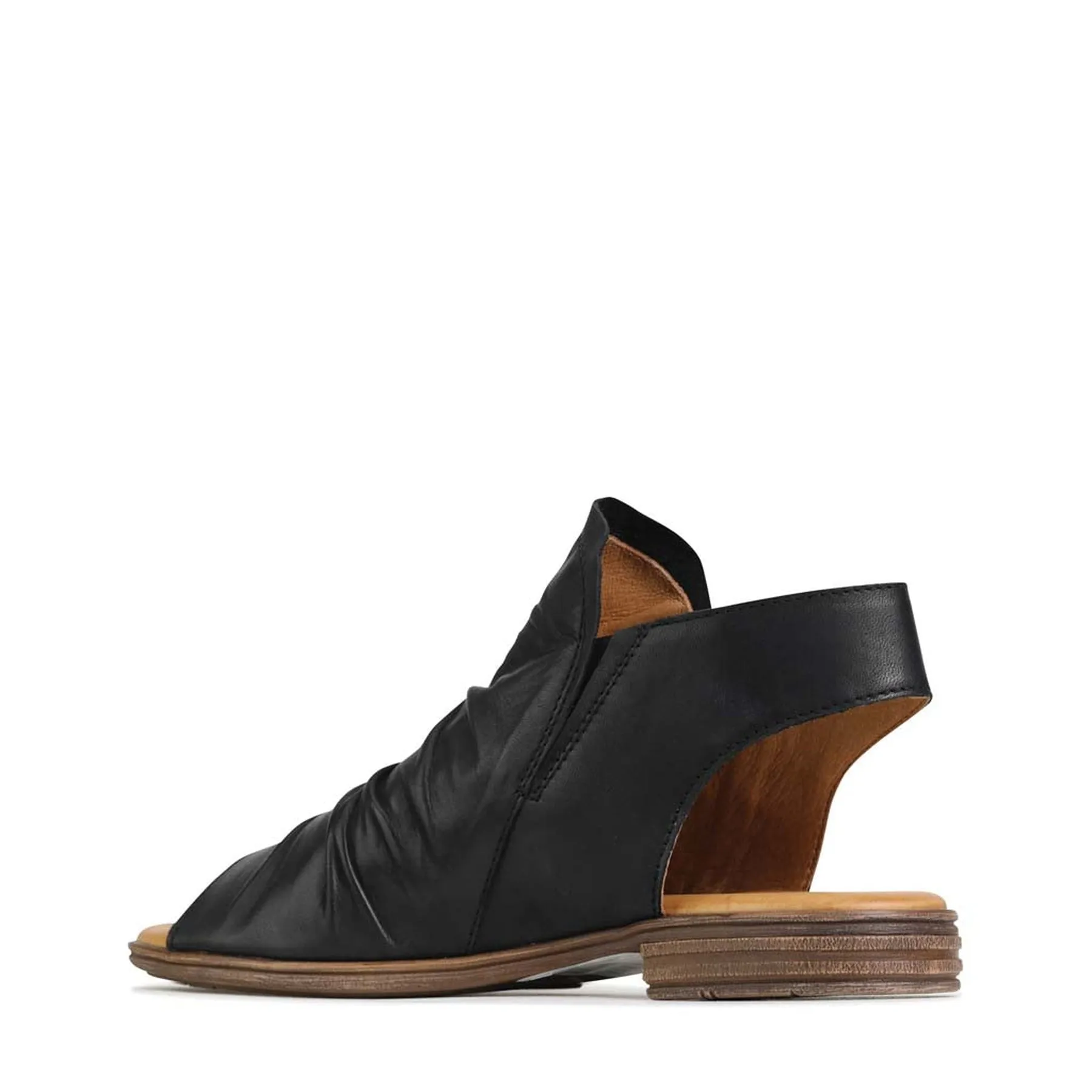 KAMI LEATHER ANKLE ZIP SANDALS
