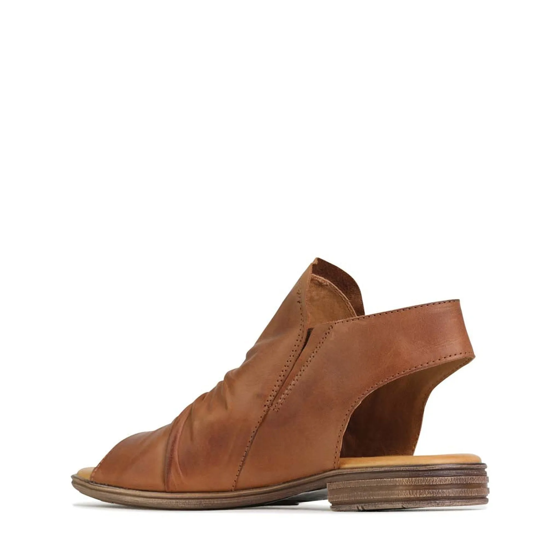 KAMI LEATHER ANKLE ZIP SANDALS
