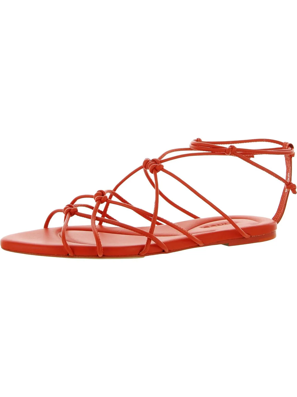 Kenna Womens Leather Pointed Toe Ankle Strap