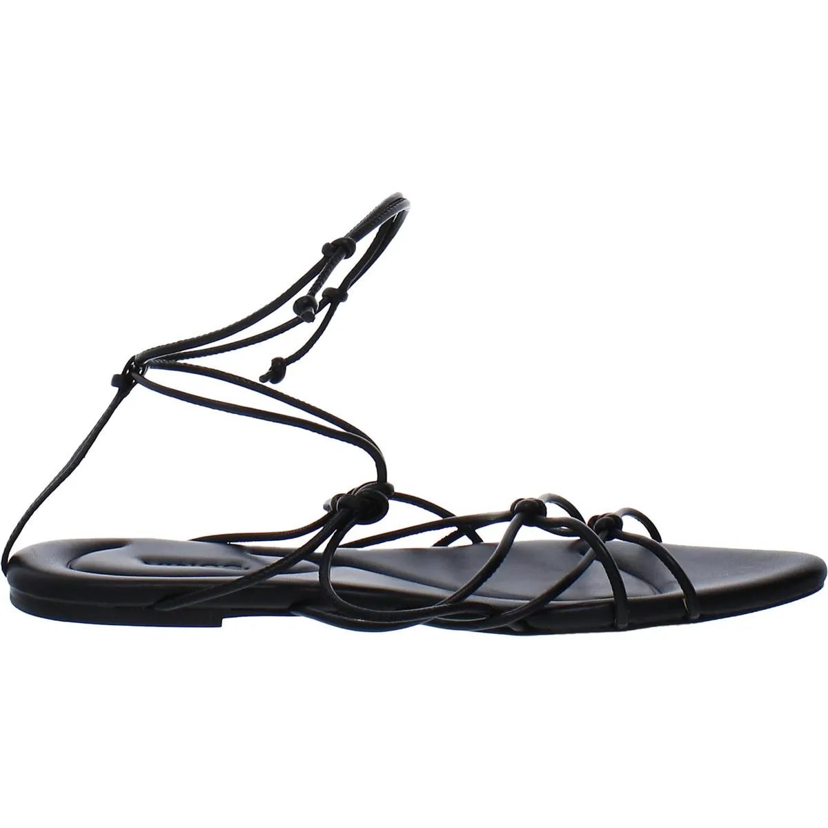 Kenna Womens Leather Pointed Toe Ankle Strap
