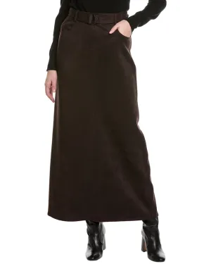 Kenneth Cole Belted Maxi Skirt