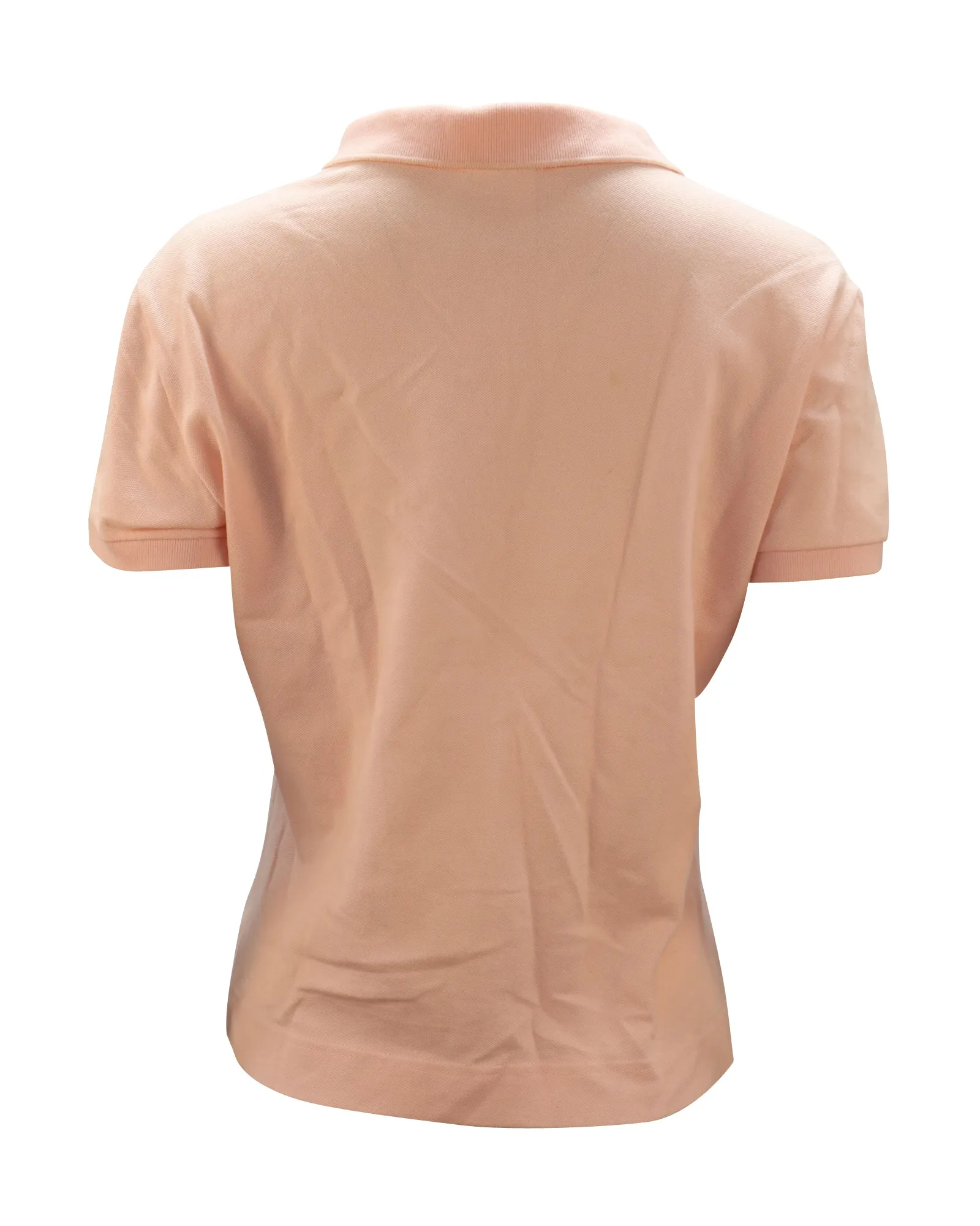 Lacoste Short Sleeve Polo Shirt in Pink Cotton