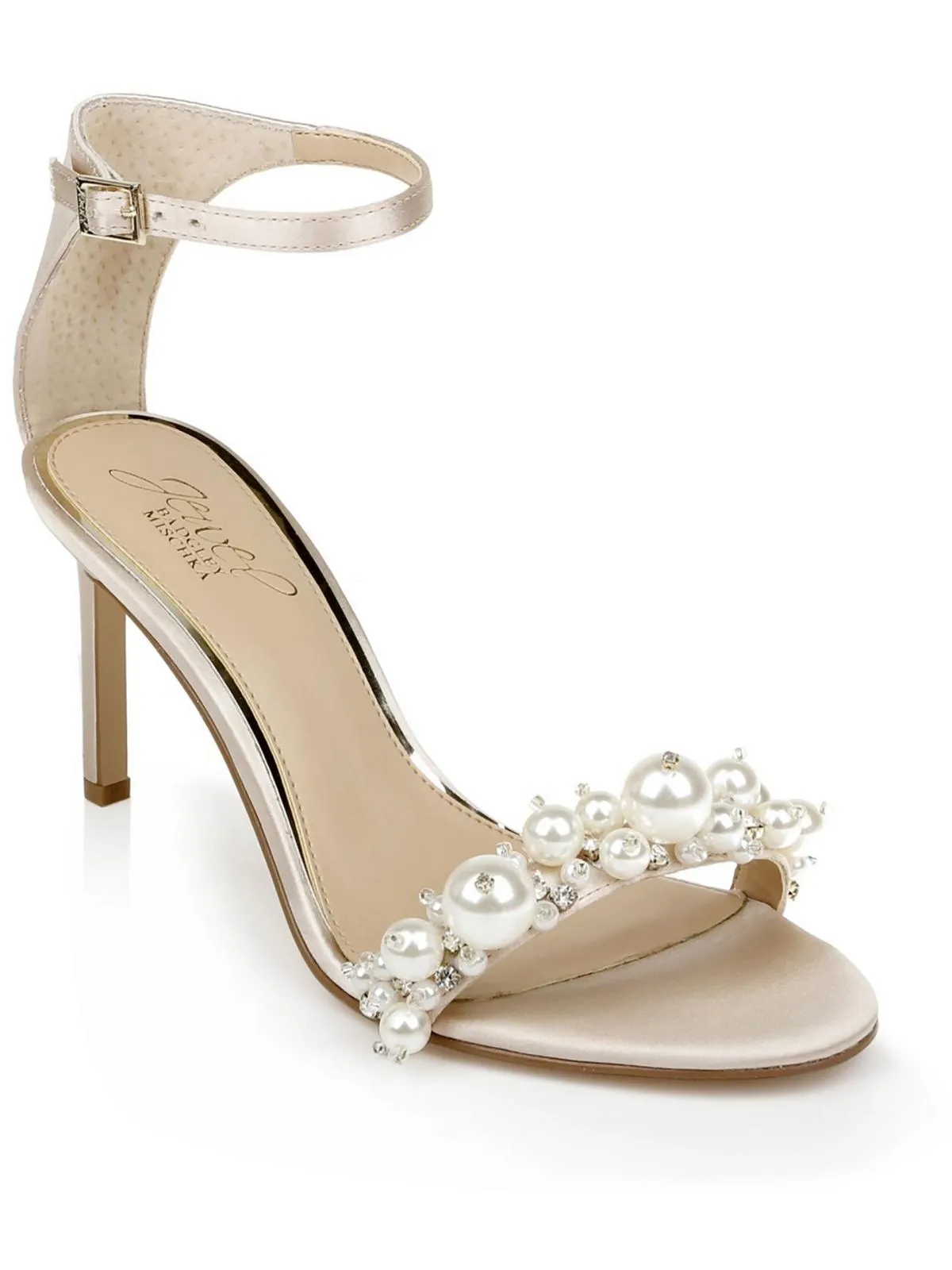 Lassie Womens Ankle Strap Open Toe Heels