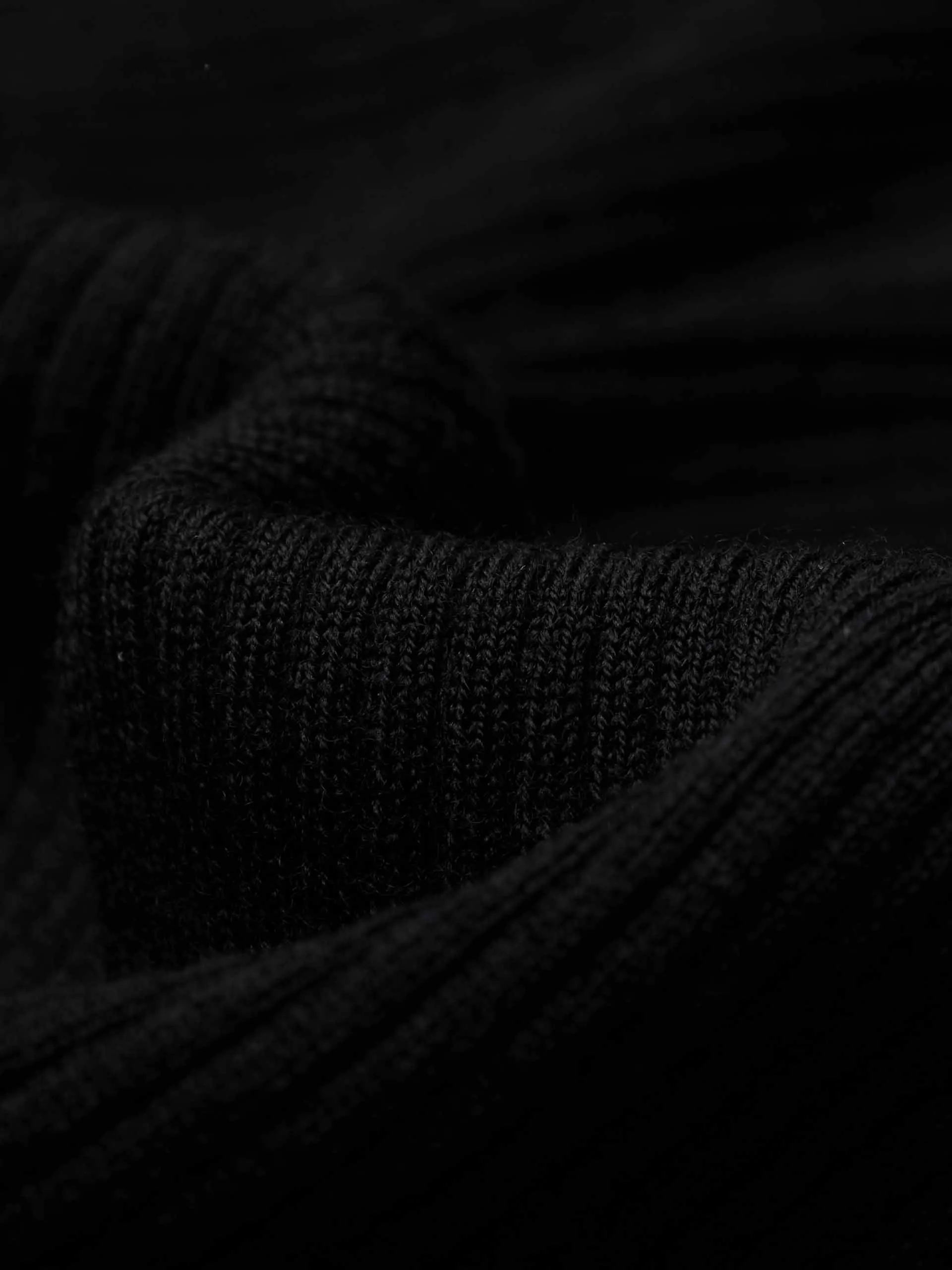 Letter Collar Wool Cardigan