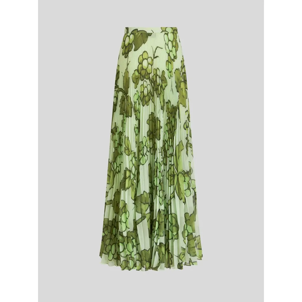 LONG PLEATED SKIRT