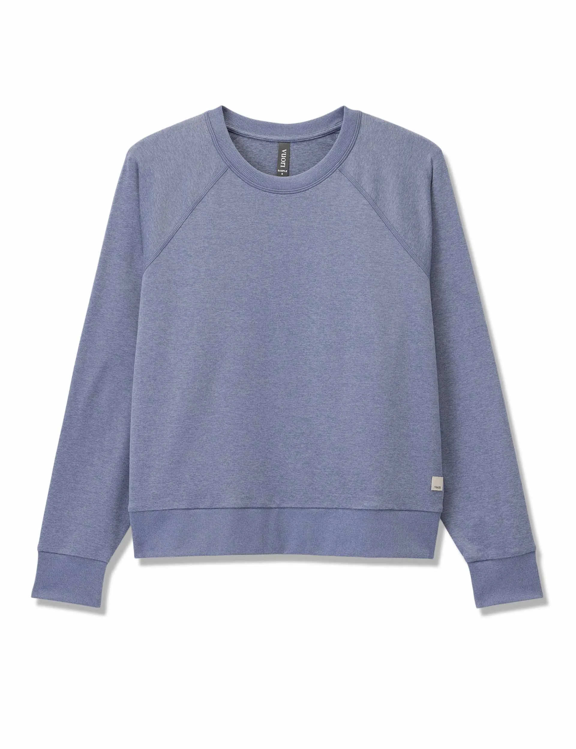 Long Sleeve Halo Crew - Blue Heron Heather