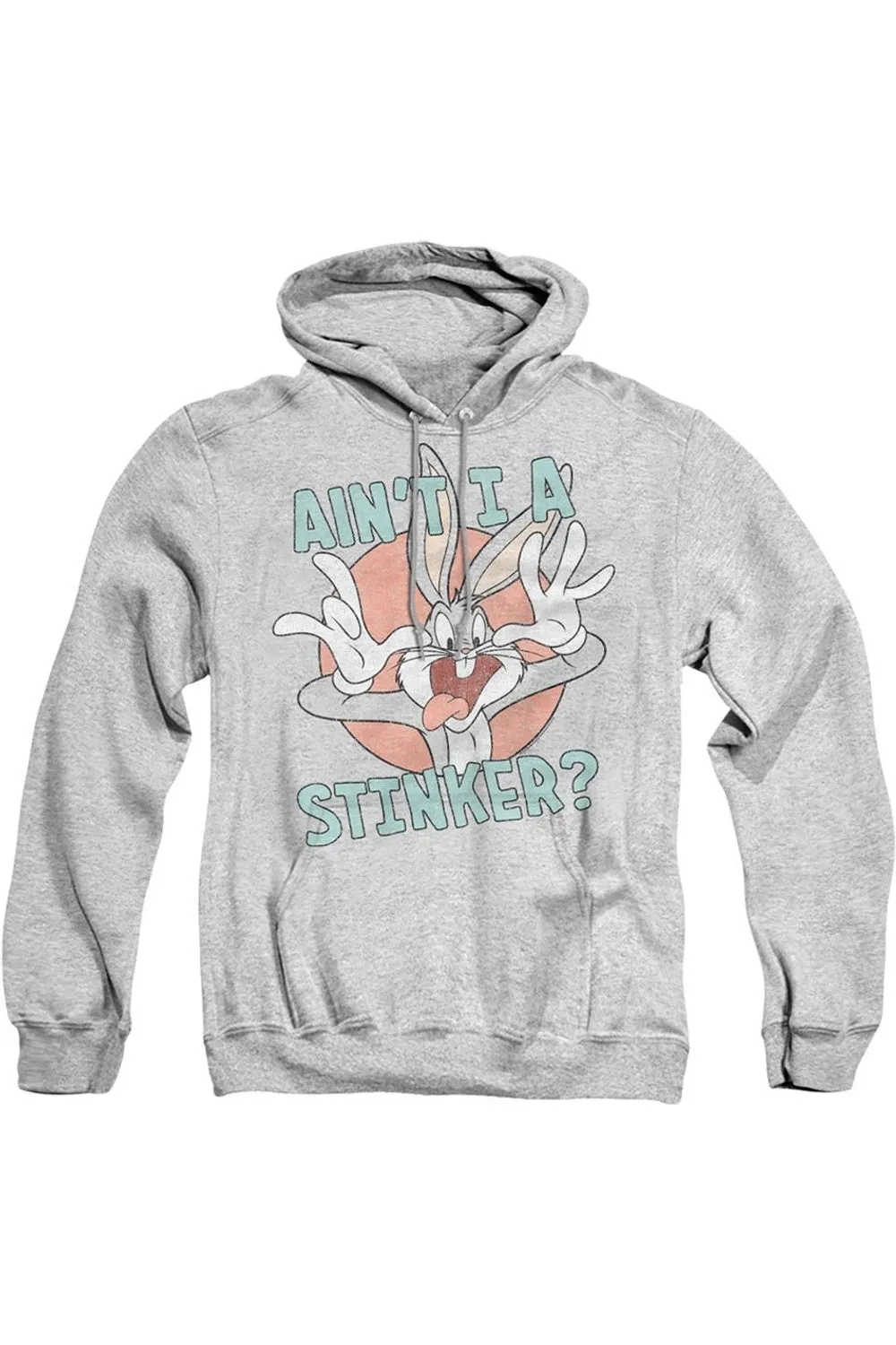Looney Tunes Aint I A Stinker Adult Pull Over Hoodie / Hooded Sweatshirt