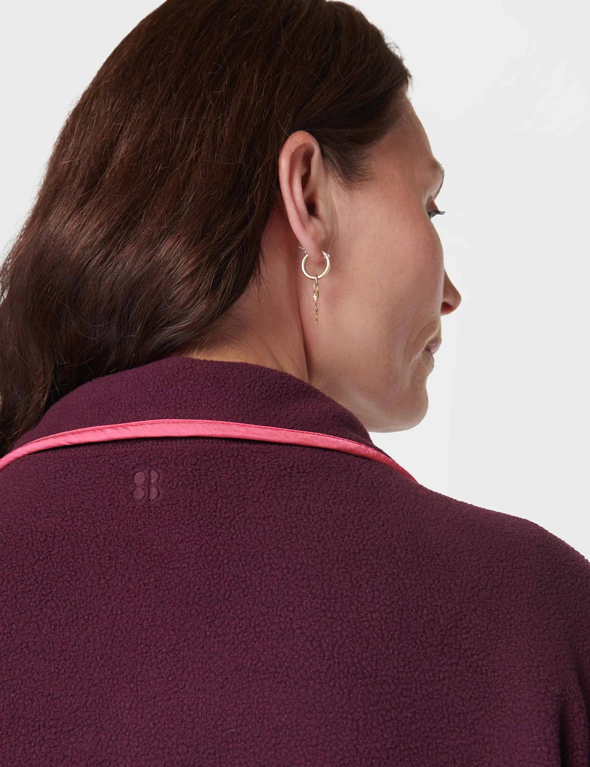 Mallow Half Zip Pullover - Midnight Cherry Purple