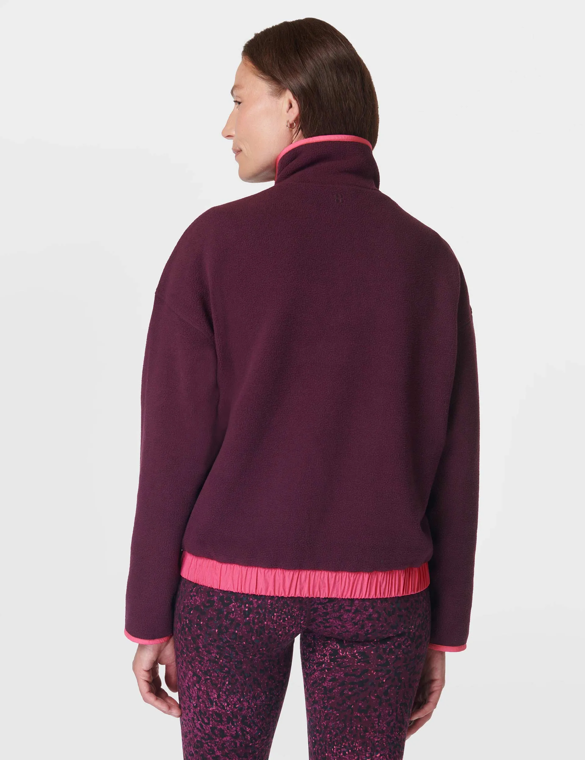 Mallow Half Zip Pullover - Midnight Cherry Purple
