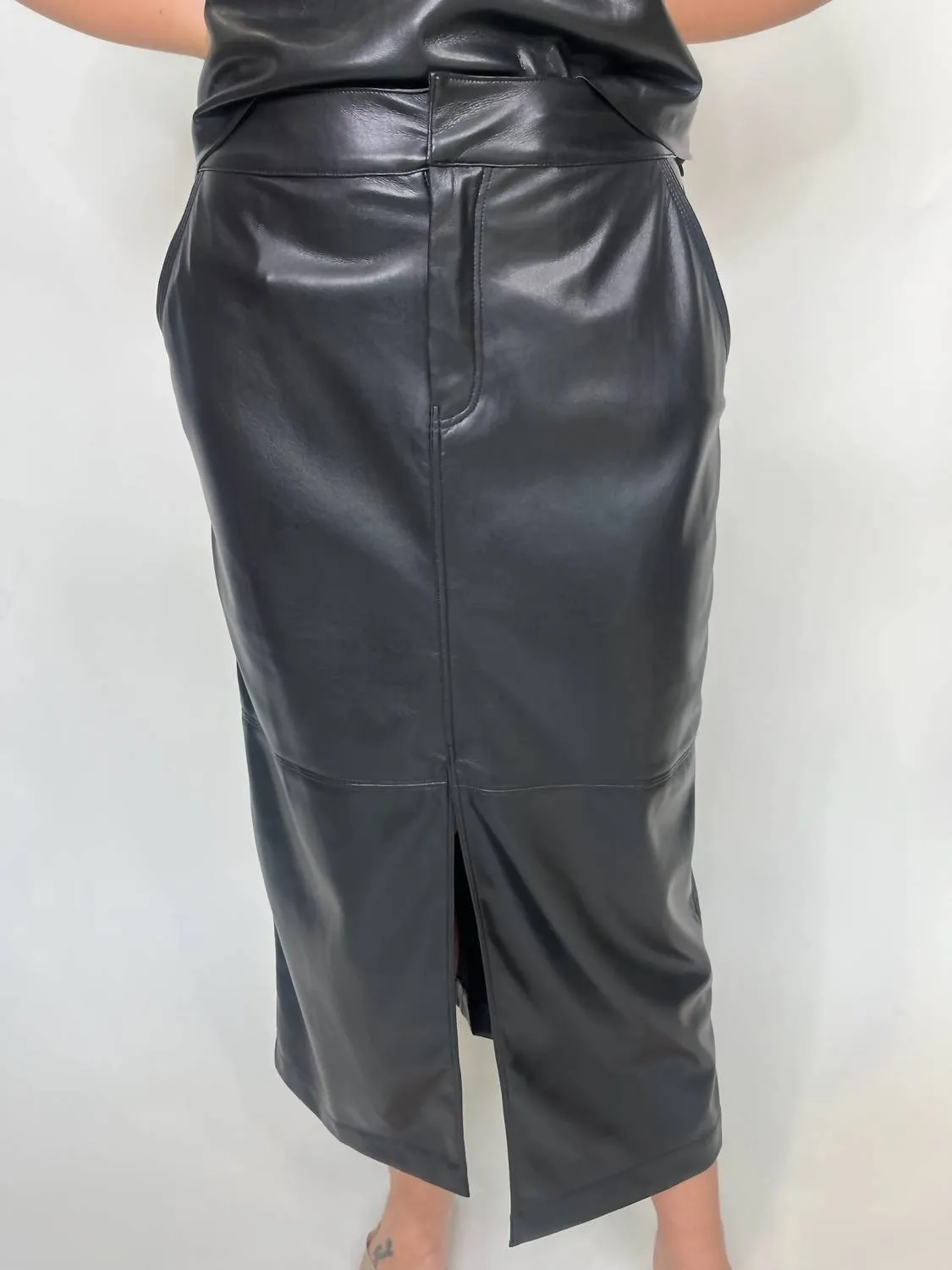 Marina Midi Skirt In Black