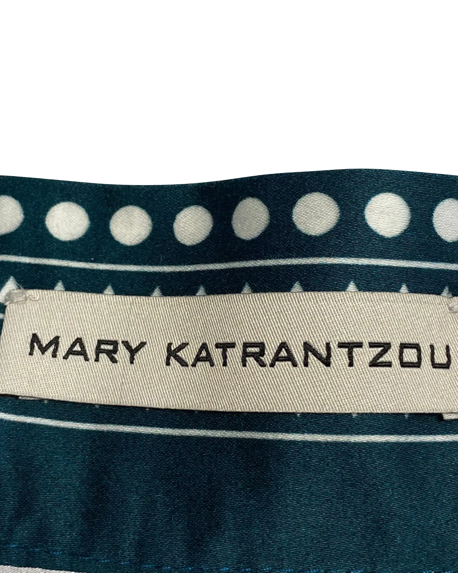 Mary Katrantzou Printed Skirt in Multicolor Cotton