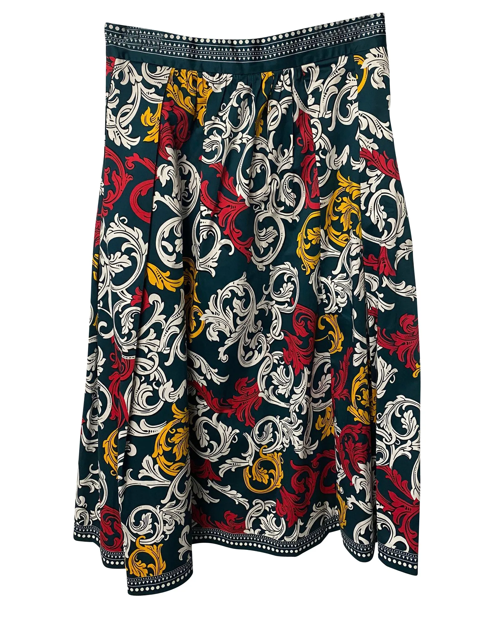 Mary Katrantzou Printed Skirt in Multicolor Cotton