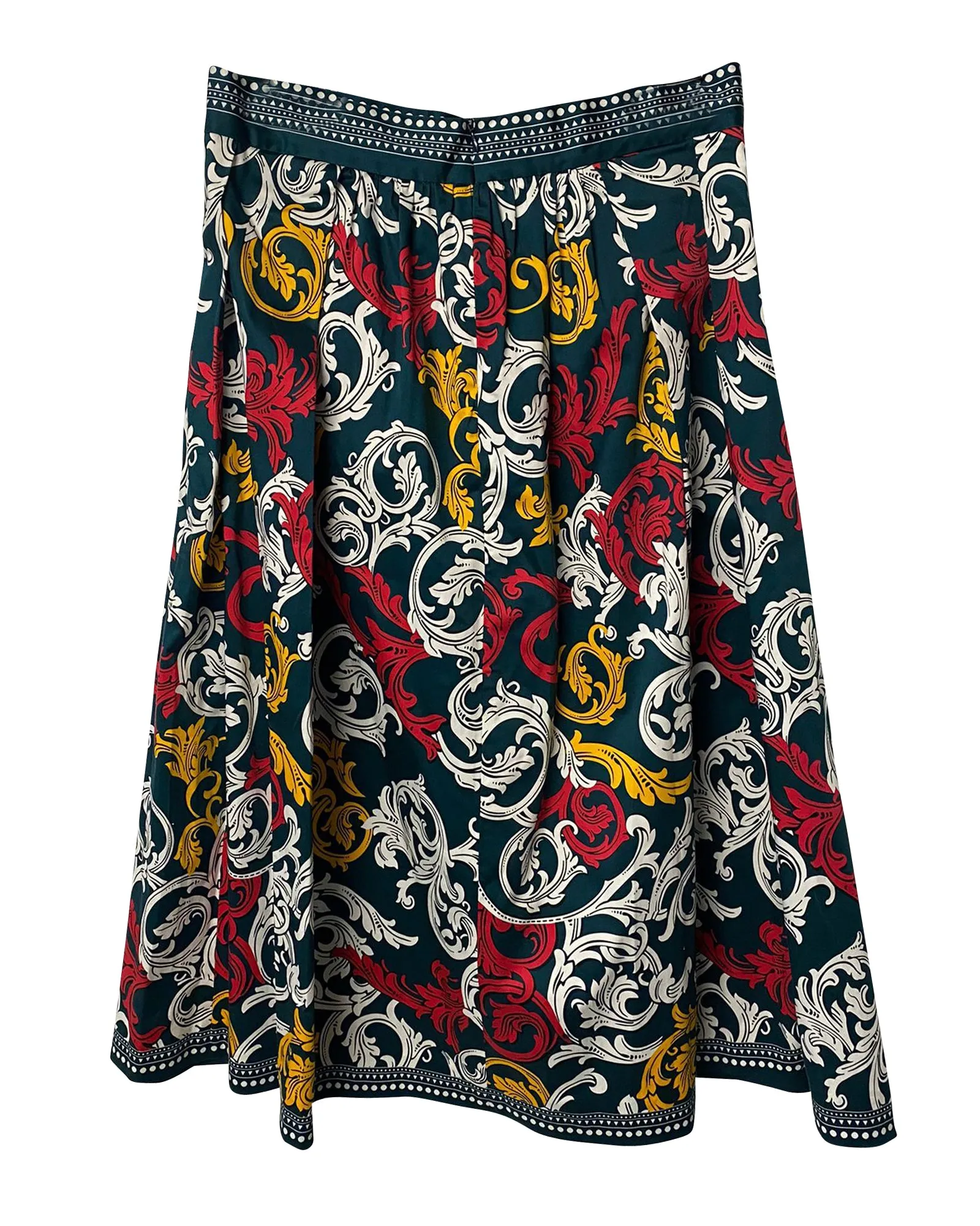 Mary Katrantzou Printed Skirt in Multicolor Cotton