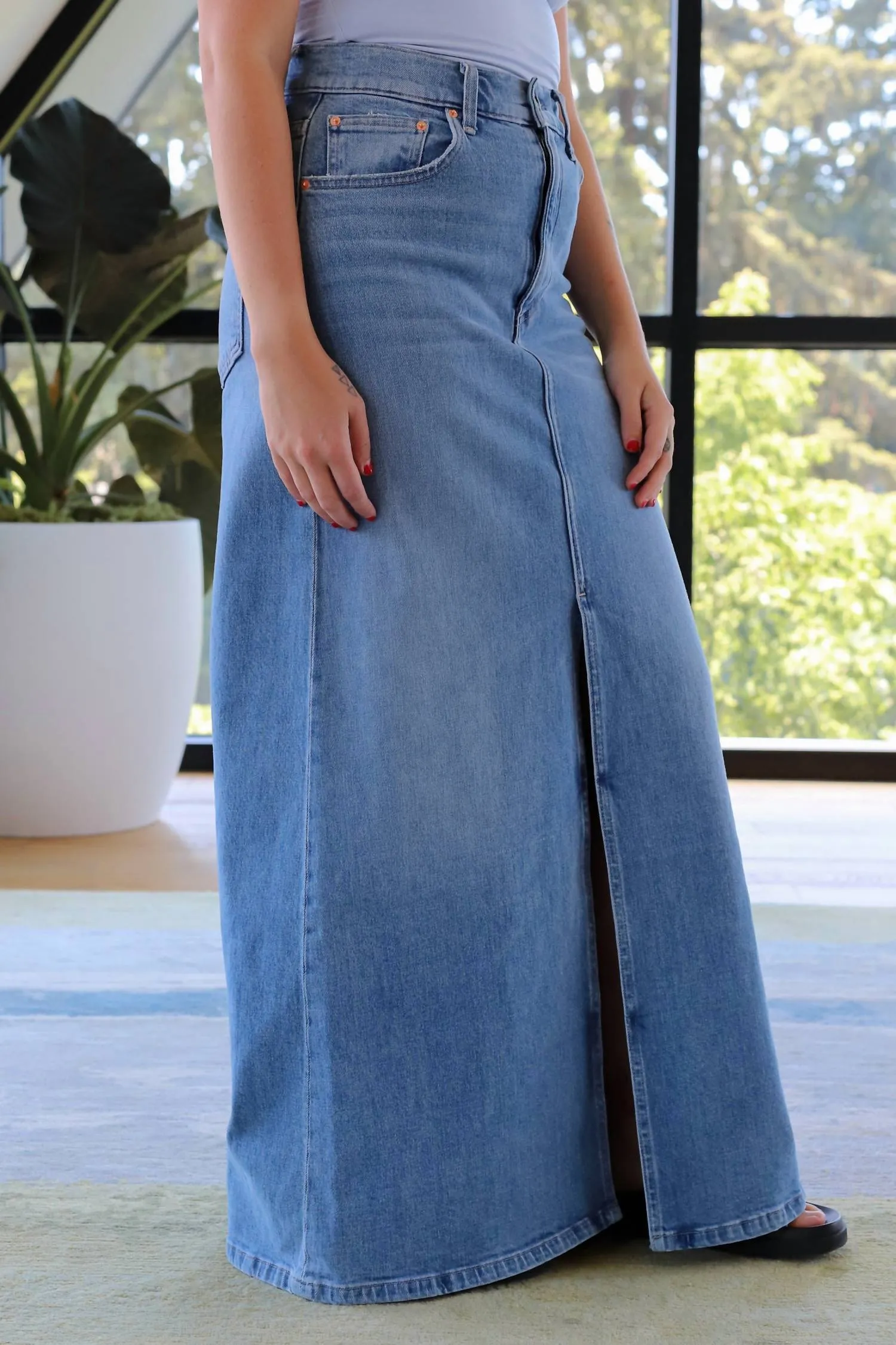 Maxi Skirt In Beach House