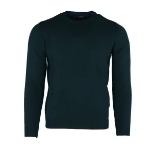 Men's Merino Crewneck Sweater In Emerald