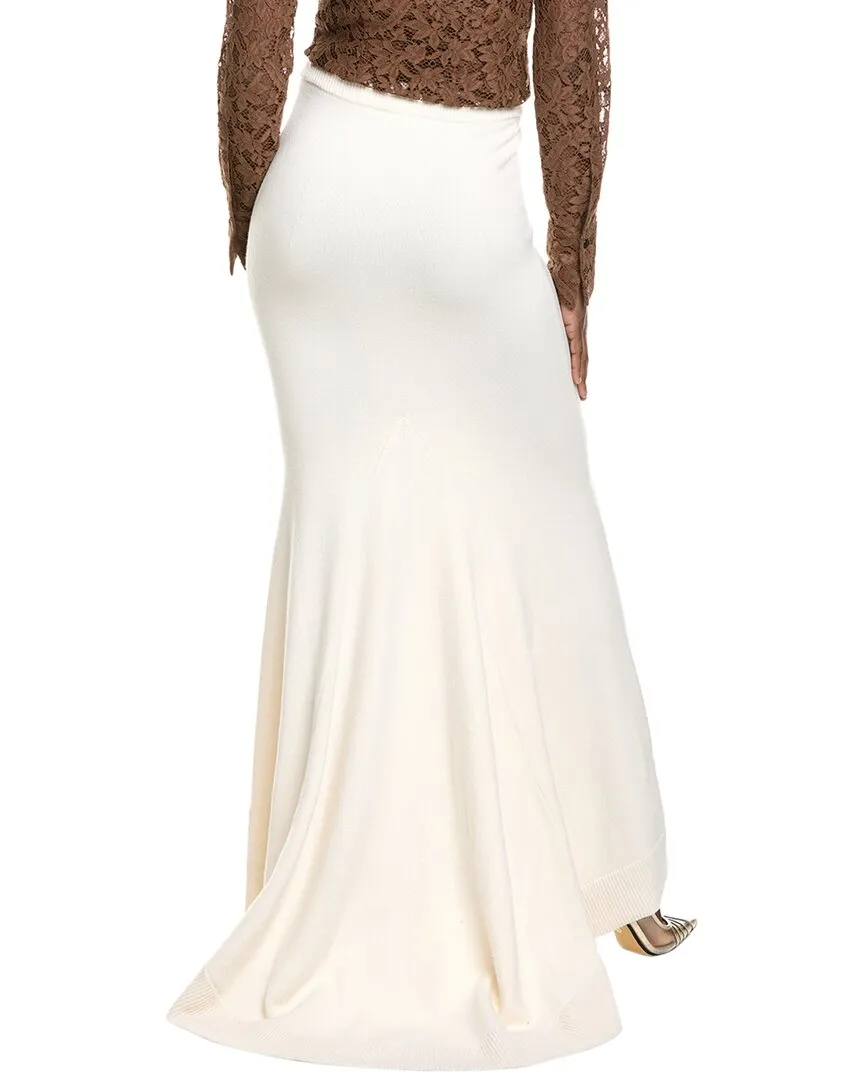 Michael Kors Collection Cashmere-Blend Fishtail Maxi Skirt