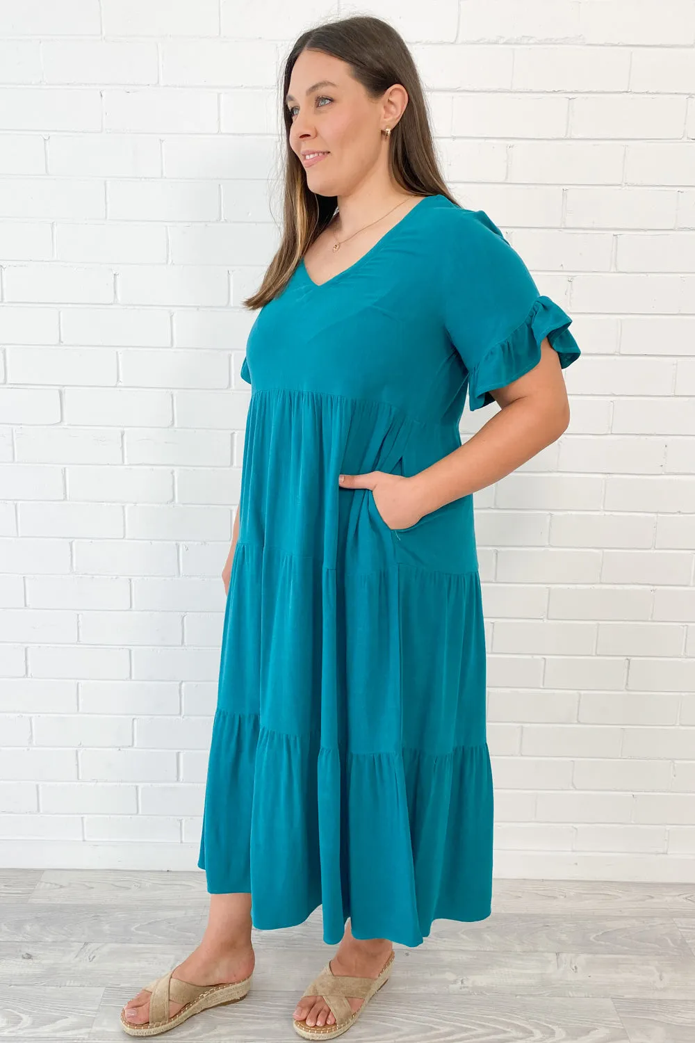 Michelle Midi Dress - Summer Brights