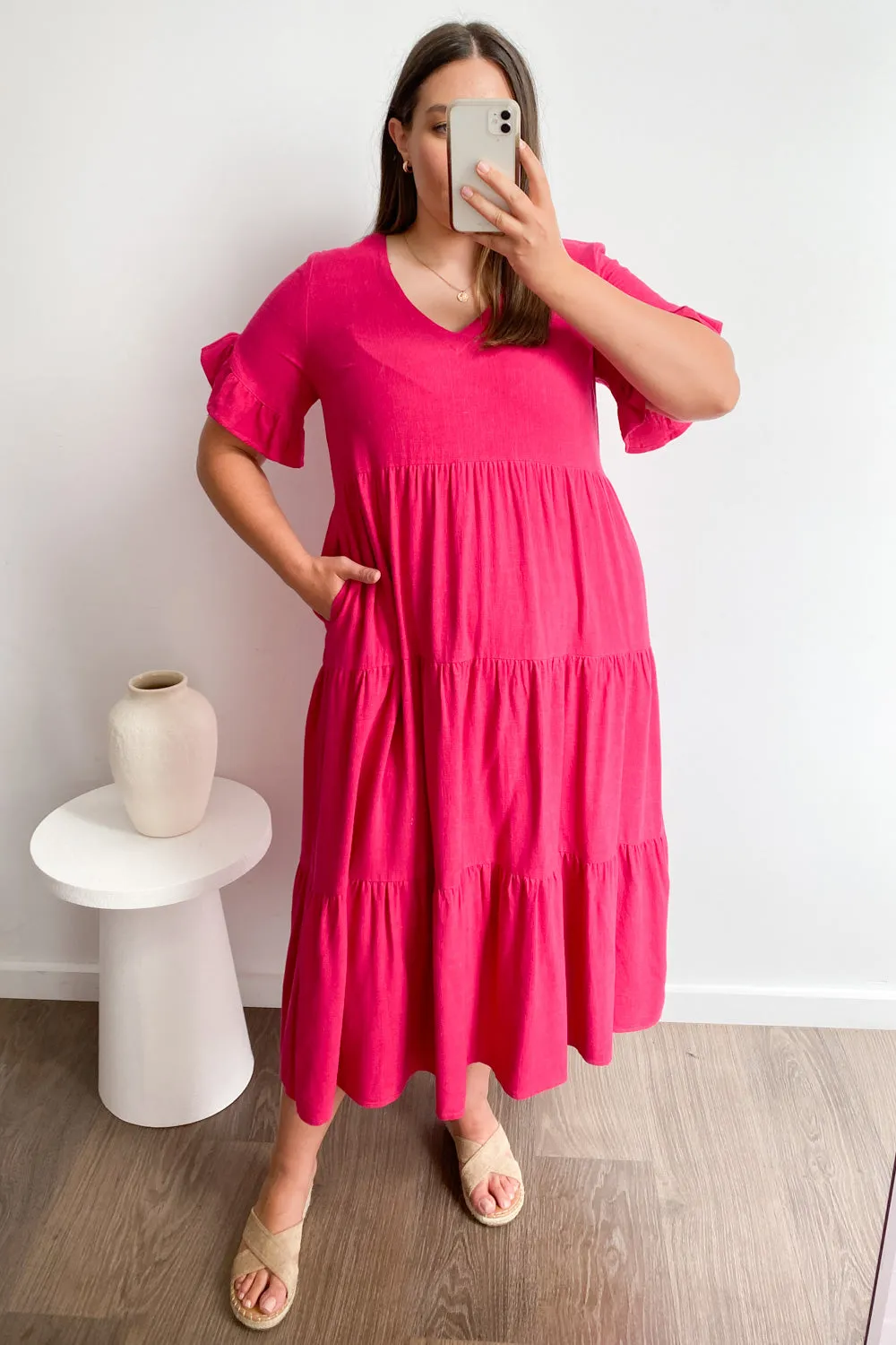 Michelle Midi Dress - Summer Brights