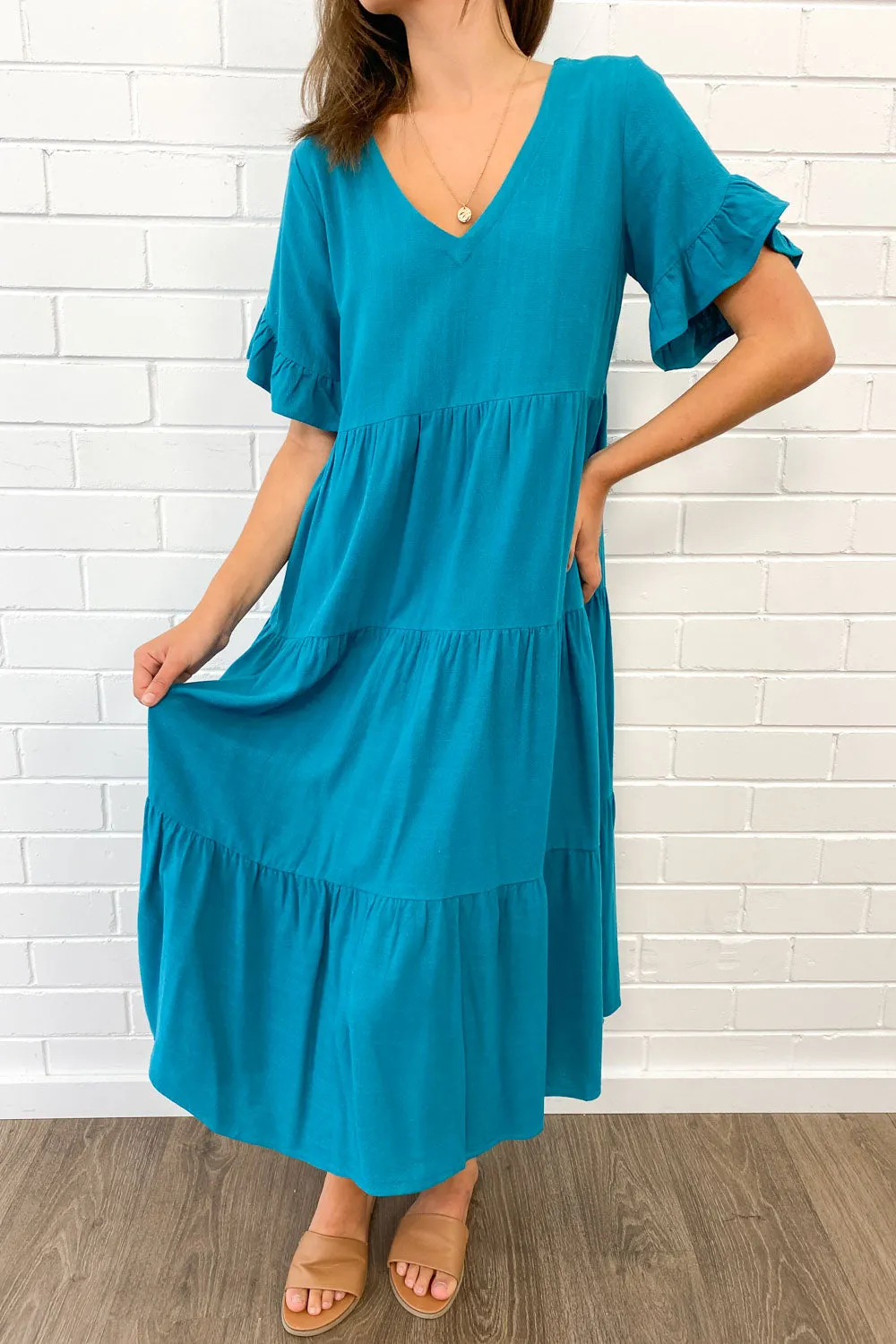 Michelle Midi Dress - Summer Brights
