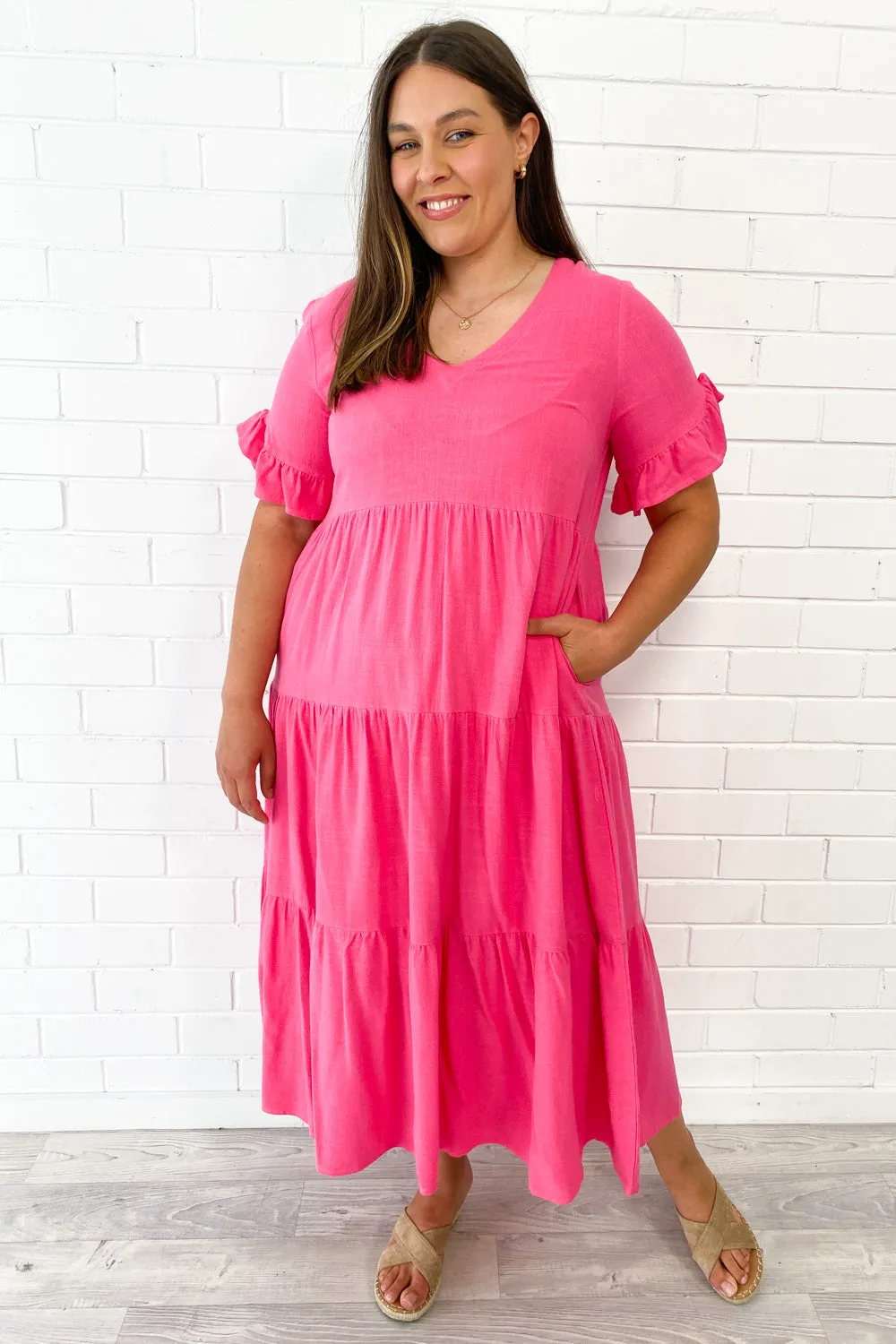 Michelle Midi Dress - Summer Brights
